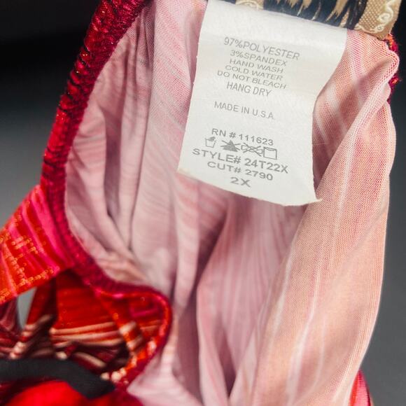 LA Khaki Top - Size 2X - Excellent Condition - Picture 5 of 5